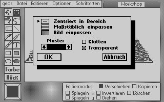 Scrap einkleben